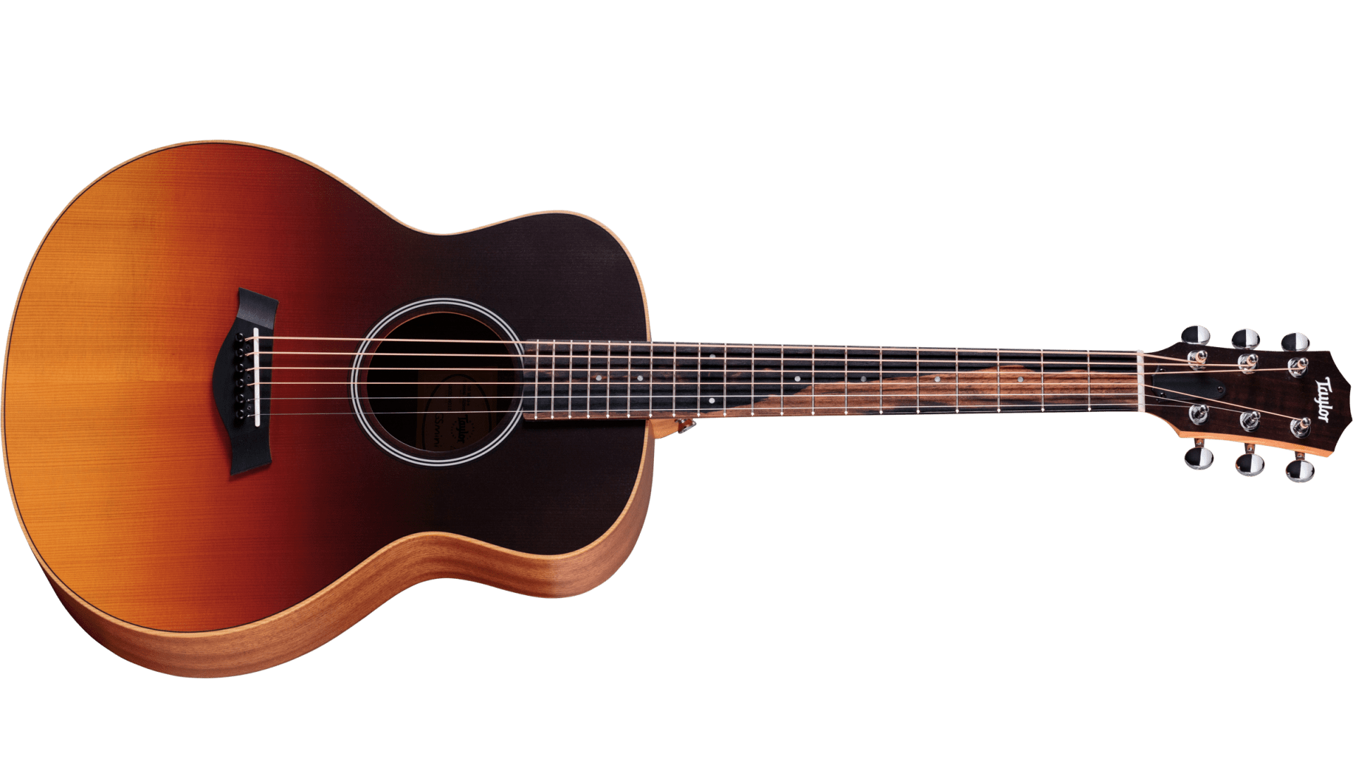 GS Mini-e Special Edition, Sunset Fade Layered Sapele GS Mini-e Special Edition, Sunset Fade Layered Sapele